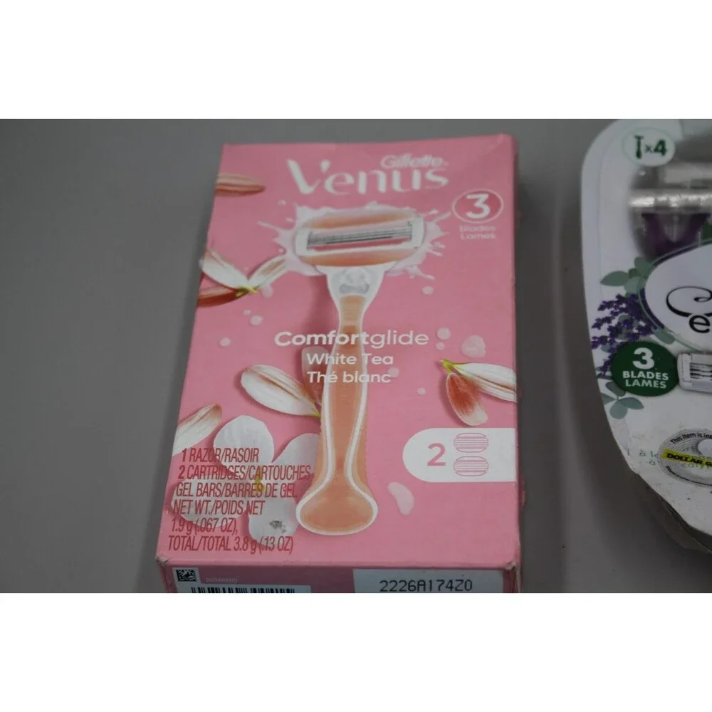 Gillette Venus ComfortGlide Womens Blade Refills + Bic Soleil + Schick HydroSilk